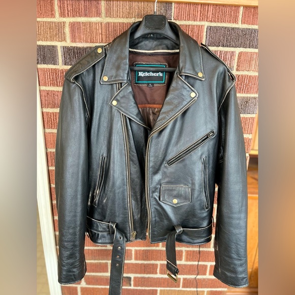 Vintage Keleher’s live to ride 🦅 ride to live authentic leather jacket.Size XL. - Picture 3 of 9